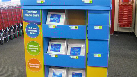 Staples Tax Forms Pallet