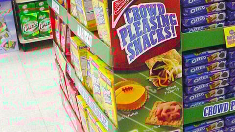 Nabisco Multi-Brand Football Displays