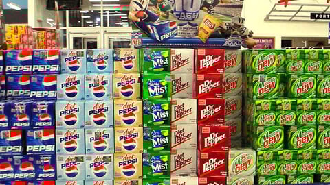 Pepsi Super Bowl Lobby Display