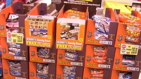 Hershey's ESPN Pallet Display