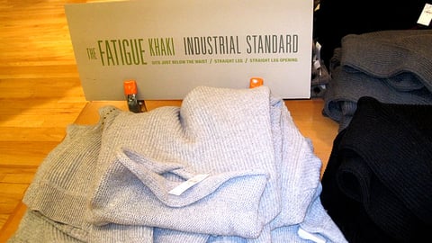 Gap 'The Fatigue Khaki' Shelf Sign