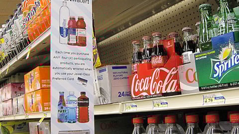 Coca-Cola Jewel-Osco 'Refresh Your Fridge' Violator