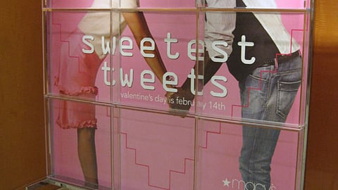 Macy's 'Sweetest Tweets' Sign