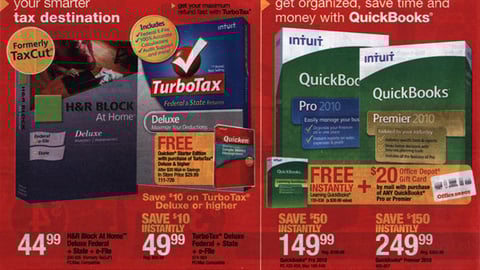 Office Depot Tax Software Feature