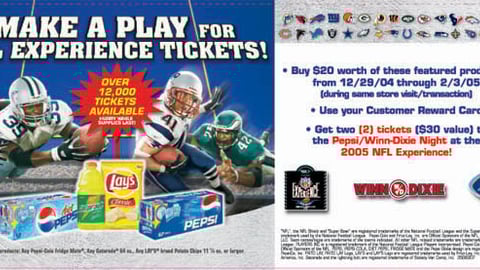 Winn-Dixie/Pepsi Shelf Talker