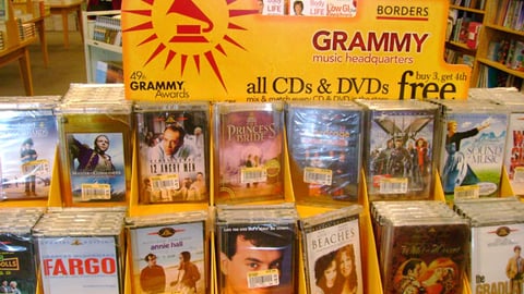 Borders Grammy Awards Tabletop Display