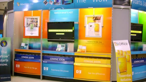 CompUSA Microsoft Vista/Office Display