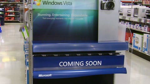 Microsoft Vista 'Coming Soon' Endcap
