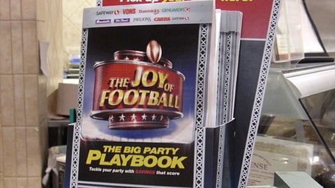 Genuardi's 'Party Playbook' Dispenser