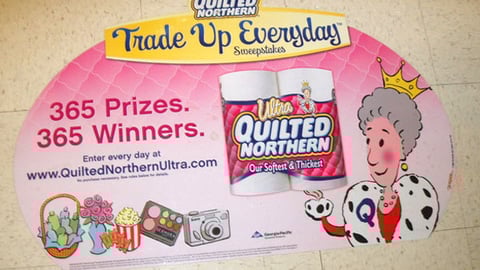 Quilted Northern Ultra Sweeps Floor Cling