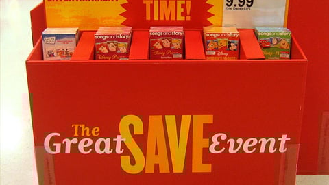 Target 'Great Save' CD Floorstand
