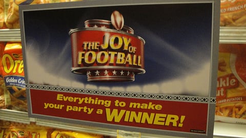 Vons 'Joy Of Football' Cooler Cling