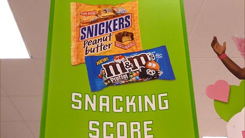 Target Mars 'Snacking Score' Ceiling Banner