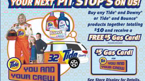 Supervalu/P&G 'Free $5 Gas Card' Feature