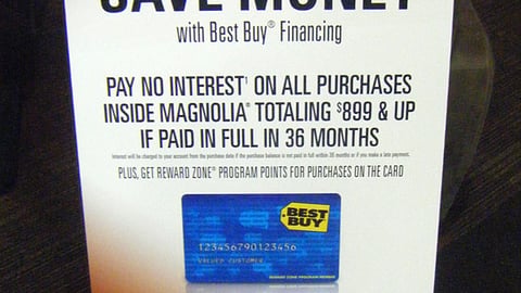 Best Buy Financing Counter Sign