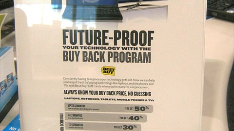 Best Buy 'Future-Proof' Counter Sign