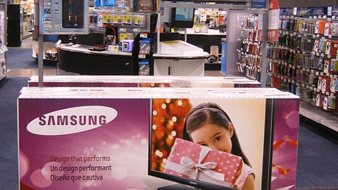 Best Buy Samsung 'HDTV Experience' Display