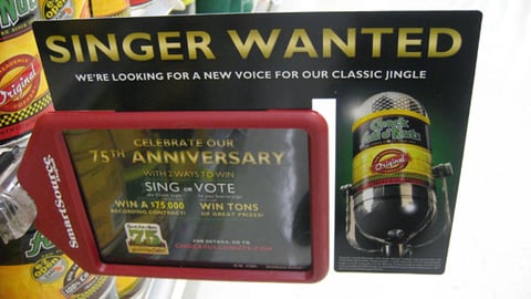 Chock Full o'Nuts Shelf Talker