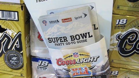 Coors Light Super Bowl Rebate Booklet 