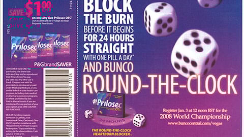 Prilosec OTC Bunco Championships FSI