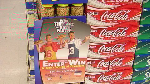 Kraft/Albertsons Quarterback Cook-Off Signage
