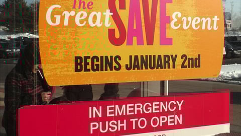 Target 'Great Save' Window Sign