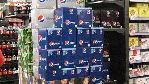 Walmart PepsiCo 'Game Time' Endcap