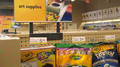 OfficeMax Art Supplies Department Header