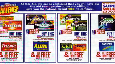 Rite Aid Jan. 22 Private Label Offer