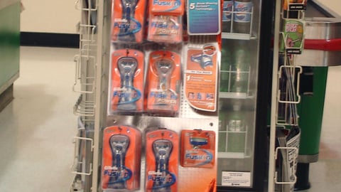 Gillette Fusion Shipper