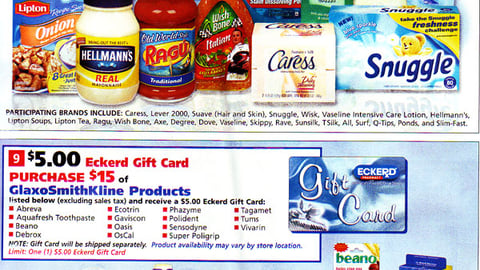 Eckerd Unilever/GlaxoSmithKline Features