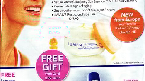 CVS Lumene Offer Feature