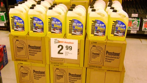 Prestone Pallet Display