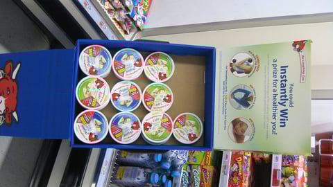 Laughing Cow Sweeps Shipper