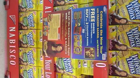 Stop & Shop/Nabisco Shelf Sign