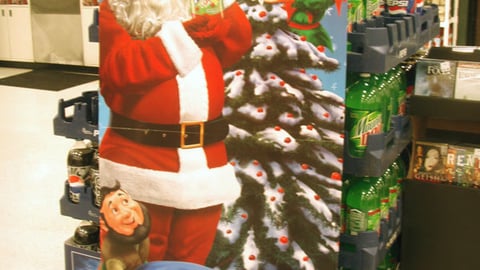 Pepsi Holiday Standee