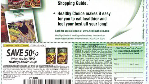 Healthy Choice FSI - Cover