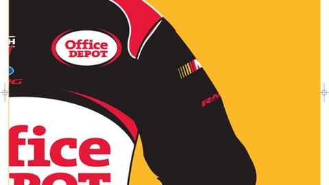 Office Depot NASCAR Standee