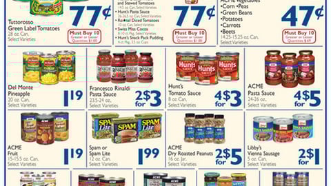 Acme 'Super Can Savings' Feature