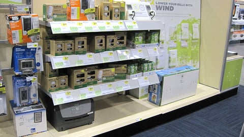 Best Buy 'Save Energy' Light Bulb Display