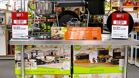 Kohl's Food Network Cookware Display