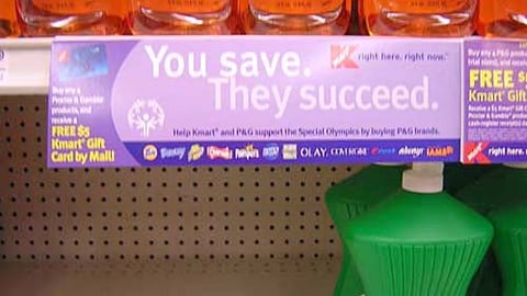 Kmart 'brandSaver' Shelf Sign