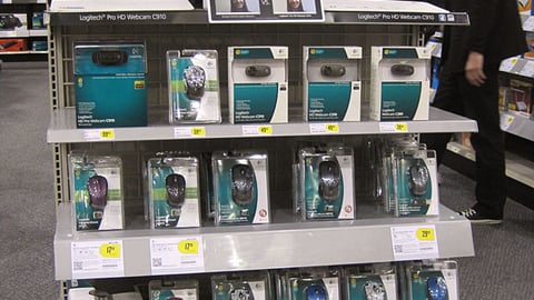 Logitech 'Hi-Def Yourself' Endcap