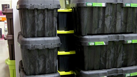 Home Depot Storage Merchandising