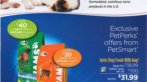 PetSmart Iams Promotional Handout