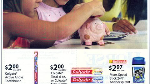 Wal-Mart Colgate-Palmolive FSI