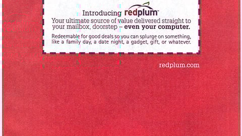 Valassis 'Introducing RedPlum' FSI