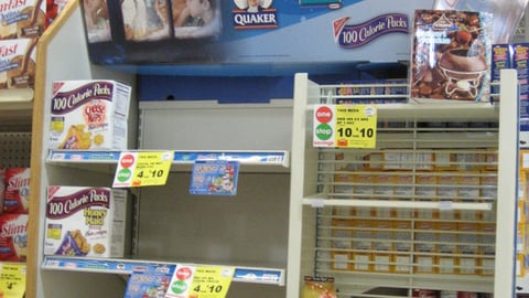 Stop & Shop 'Blizzard of Savings' Endcap Header