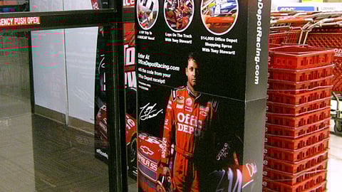 Office Depot NASCAR Security Wrap