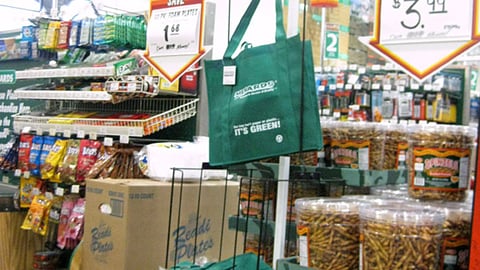 Menards Green Bag Rack